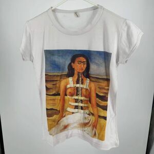 Vintage Frida Kahlo The Broken Column T-Shirt Size Small